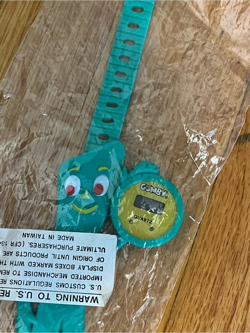 Gumby Character Kids Watch in Teal